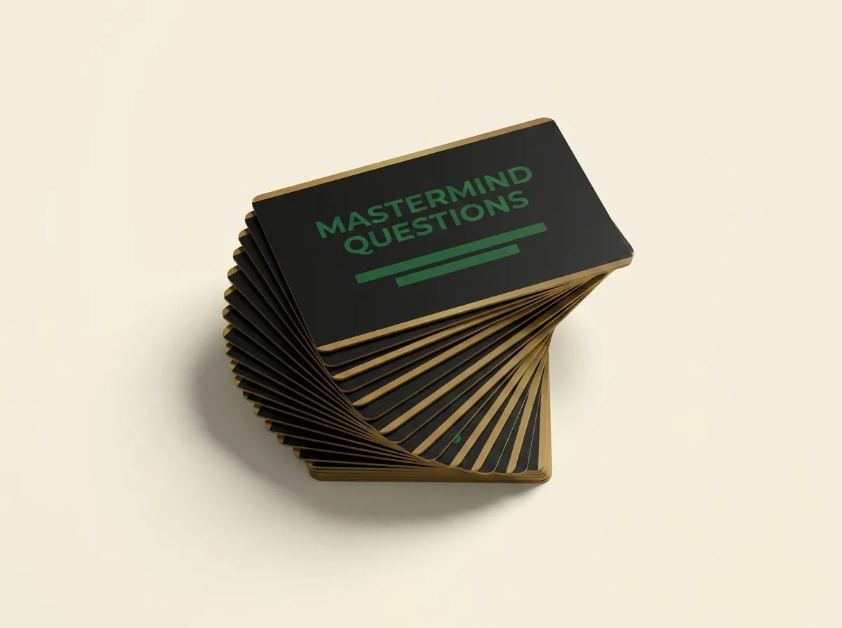 Mastermind Questions card deck