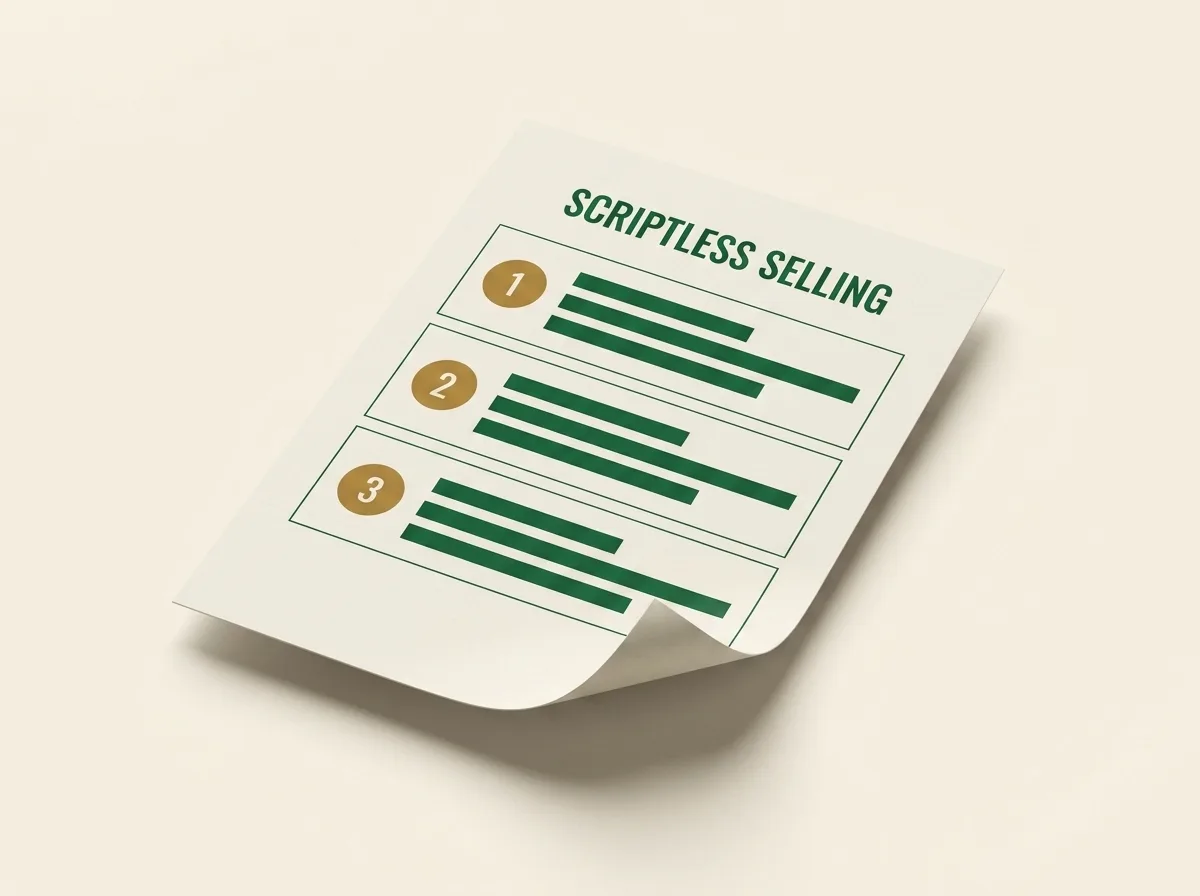 Scriptless Selling framework